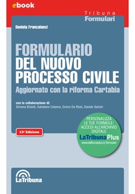 Formulario del nuovo processo civile - Librerie.coop Formulario del nuovo processo civile - Librerie.coop