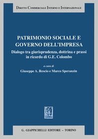 Patrimonio sociale e governo dell'impresa. Dialogo tra giurisprudenza dottrina e prassi in ricordo di G. E. Colombo - Librerie.coop
