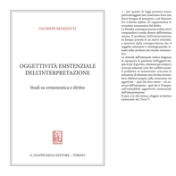 Oggettività esistenziale dell'interpretazione - Librerie.coop