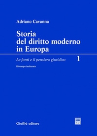 Storia del diritto moderno in Europa - Librerie.coop