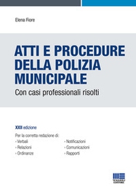 Atti e procedure della polizia municipale - Librerie.coop