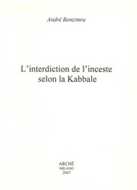 L'interdiction de l'inceste selon la kabbale - Librerie.coop