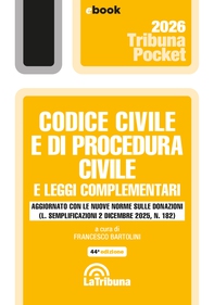 Codice civile e di procedura civile e leggi complementari - Librerie.coop