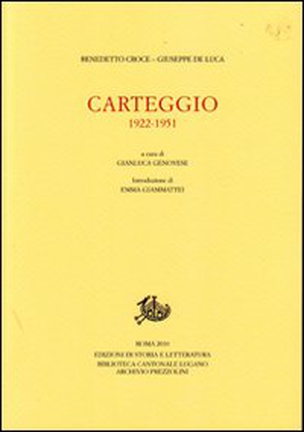 Carteggio. 1922-1951 - Librerie.coop Carteggio. 1922-1951 - Librerie.coop