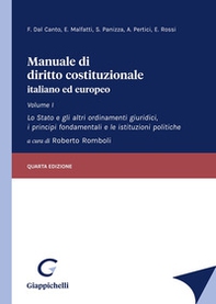 Manuale di diritto costituzionale italiano ed europeo - Librerie.coop Manuale di diritto costituzionale italiano ed europeo - Librerie.coop