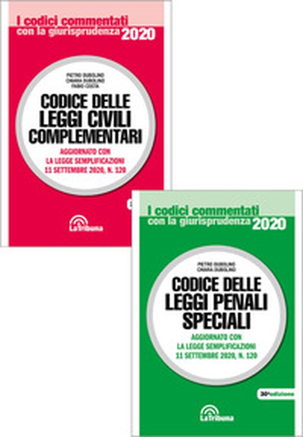 Codice delle leggi civili complementari-Codice delle leggi penali speciali - Librerie.coop Codice delle leggi civili complementari-Codice delle leggi penali speciali - Librerie.coop