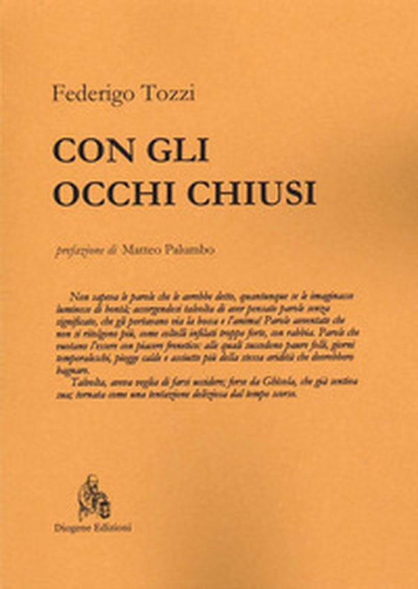 Con gli occhi chiusi - Librerie.coop Con gli occhi chiusi - Librerie.coop