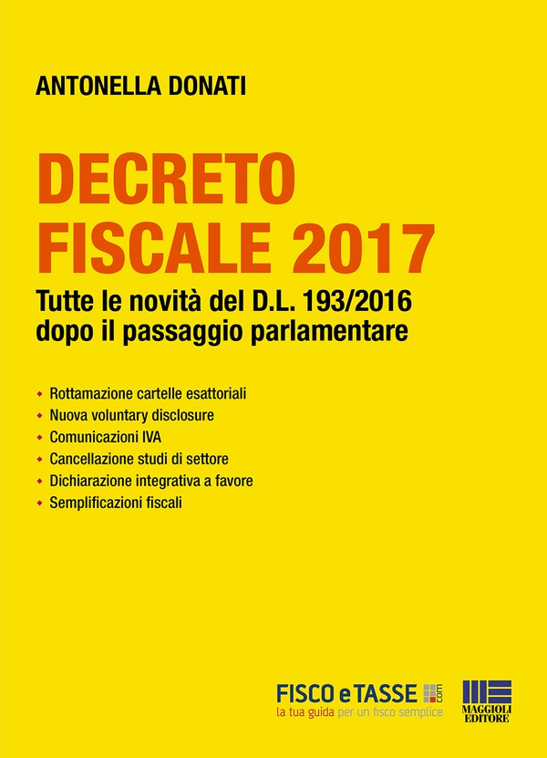 Decreto Fiscale 2017 - Librerie.coop Decreto Fiscale 2017 - Librerie.coop