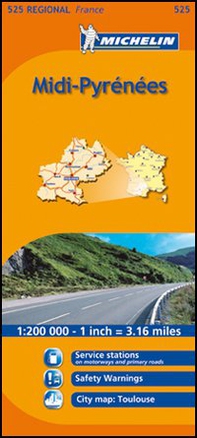 Midi-Pyrénées 1:200.000 - Librerie.coop