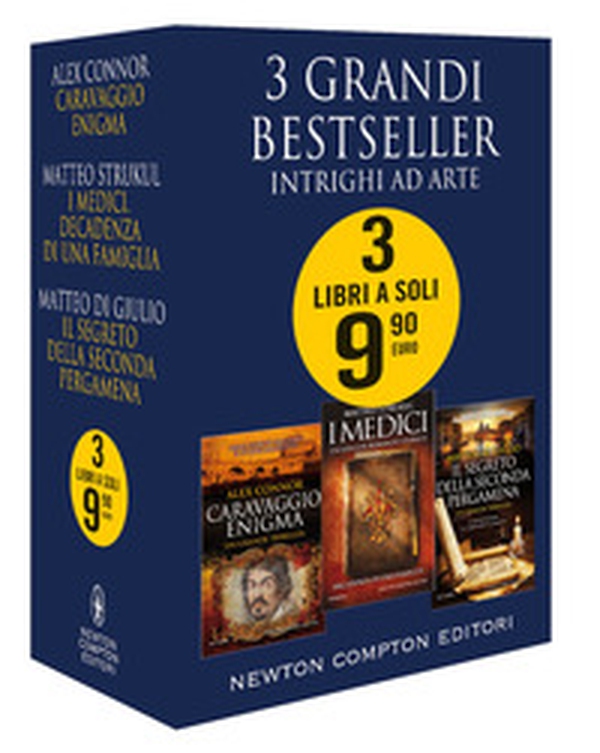 3 grandi bestseller. Intrighi ad arte: Caravaggio enigma-I Medici. Decadenza di una famiglia-Il segreto della seconda pergamena - Librerie.coop 3 grandi bestseller. Intrighi ad arte: Caravaggio enigma-I Medici. Decadenza di una famiglia-Il segreto della seconda pergamena - Librerie.coop