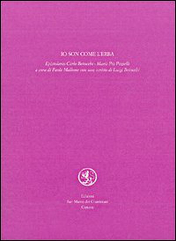 Io son come l'erba. Epistolario - Librerie.coop Io son come l'erba. Epistolario - Librerie.coop