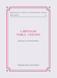 Carteggio Verga-Giacosa - Librerie.coop