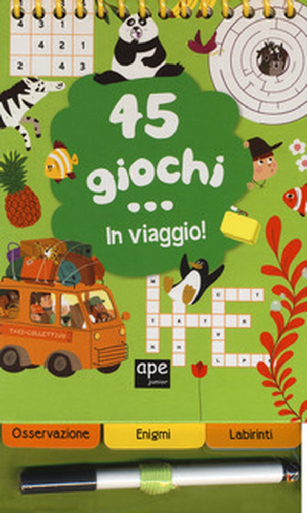 45 giochi in viaggio. Con gadget - Librerie.coop 45 giochi in viaggio. Con gadget - Librerie.coop
