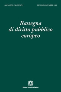 Rassegna di diritto pubblico europeo - Vol. 2 - Librerie.coop