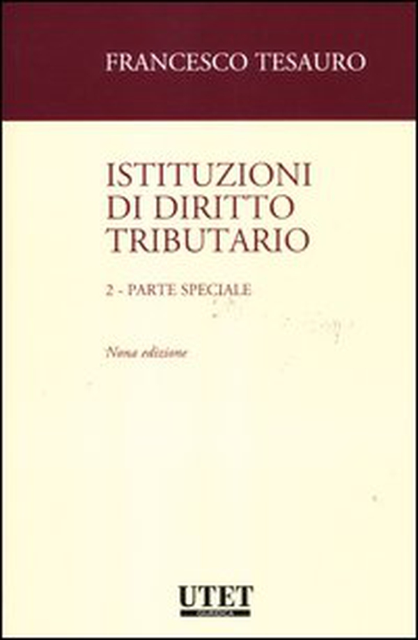 Istituzioni di diritto tributario - Vol. 2 - Librerie.coop Istituzioni di diritto tributario - Vol. 2 - Librerie.coop