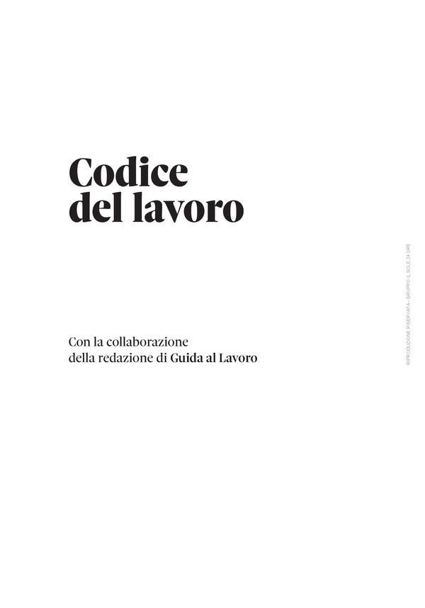 Codice del lavoro 2026 - Librerie.coop