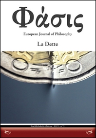 Phàsis. European journal of philosophy. Ediz. italiana e inglese - Vol. 3 - Librerie.coop