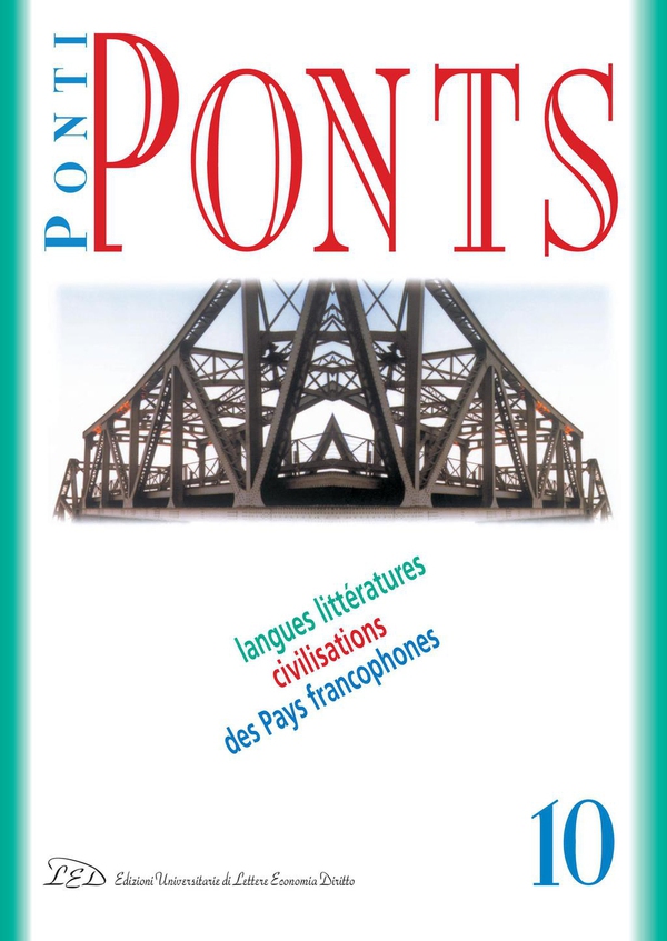 Ponti/Ponts. Langues Littératures Civilisations des Pays Francophones - 10/2010 Hantises - Librerie.coop Ponti/Ponts. Langues Littératures Civilisations des Pays Francophones - 10/2010 Hantises - Librerie.coop