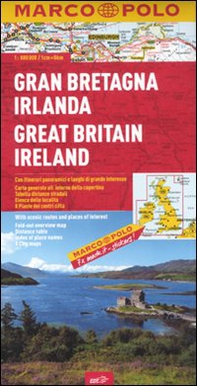 Gran Bretagna, Irlanda 1:800.000 - Librerie.coop