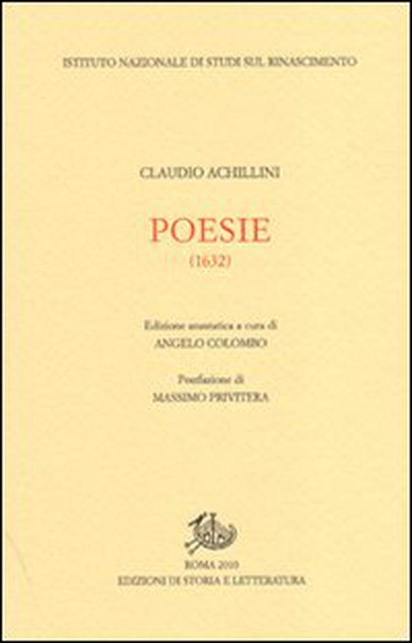 Poesie (1632) (rist. anast.) - Librerie.coop Poesie (1632) (rist. anast.) - Librerie.coop