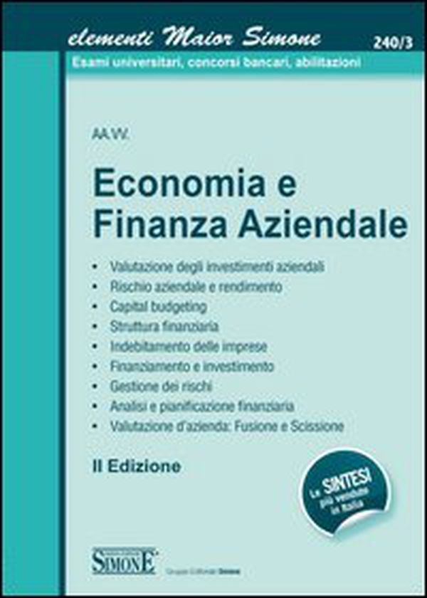 Economia e finanza aziendale - Librerie.coop Economia e finanza aziendale - Librerie.coop