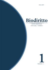 Biodiritto. Rivista interdisciplinare di bioetica e diritto - Vol. 1 - Librerie.coop