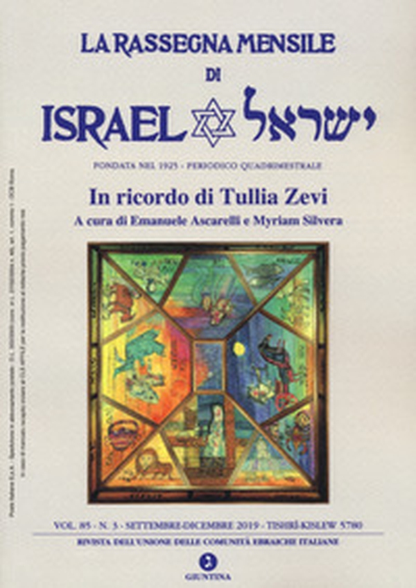 La rassegna mensile di Israel. Ediz. italiana e inglese - Vol. 85\3 - Librerie.coop La rassegna mensile di Israel. Ediz. italiana e inglese - Vol. 85\3 - Librerie.coop