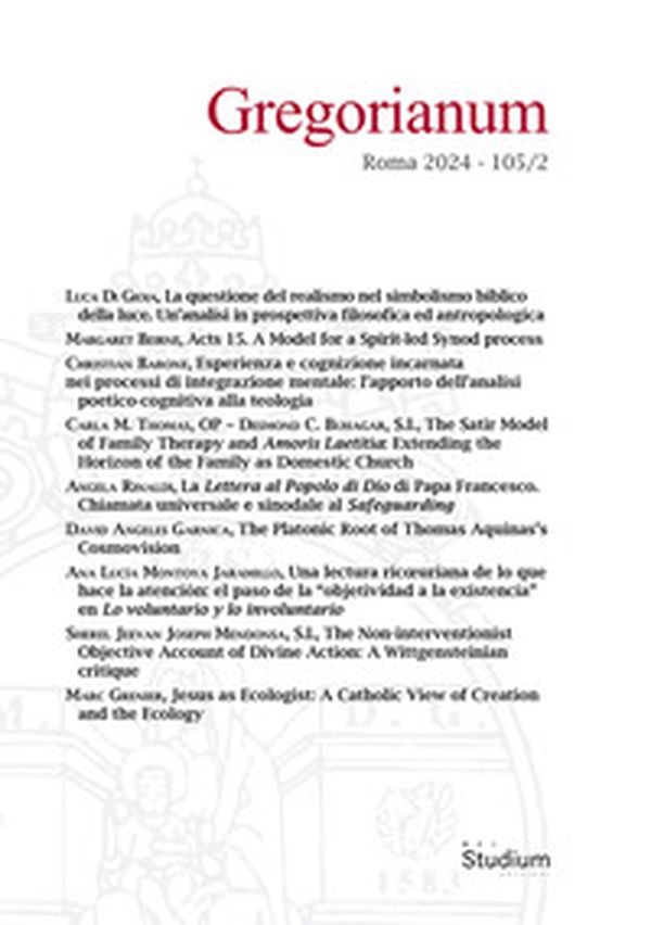 Gregorianum - Vol. 105\2 - Librerie.coop Gregorianum - Vol. 105\2 - Librerie.coop