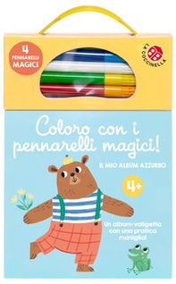 Coloro con i pennarelli magici 4+. Il mio album azzurro - Librerie.coop