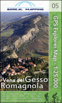 Vena del Gesso Romagnola. Carta topografica per escursionisti a piedi ed in mountain bike in scala 1:25.000 - Librerie.coop