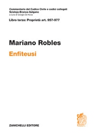 Art. 957-977. Enfiteusi. Commentario del Codice Civile - Librerie.coop
