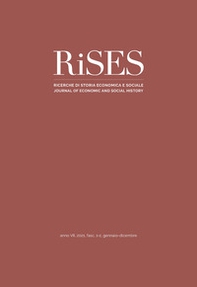 RiSES. Ricerche di storia economica e sociale - Vol. 1-2 - Librerie.coop