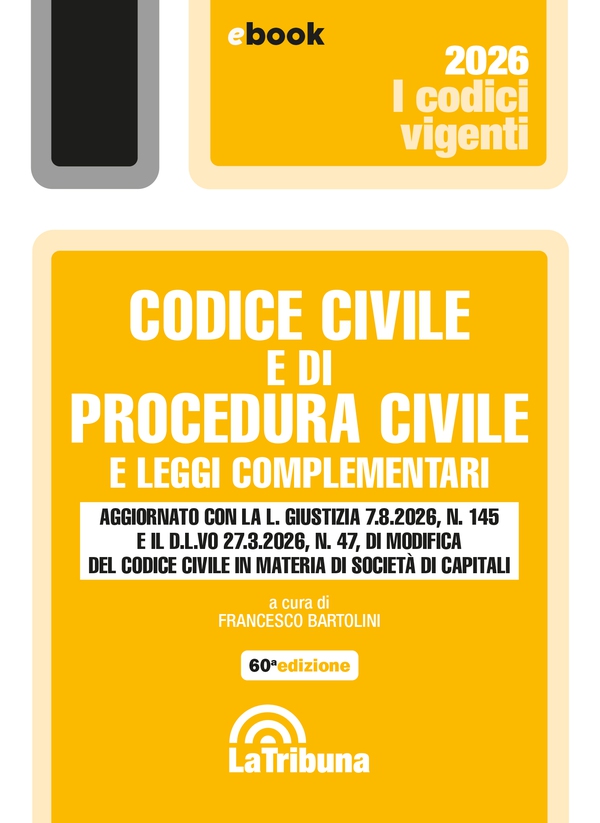 Codice civile e di procedura civile e leggi complementari - Librerie.coop