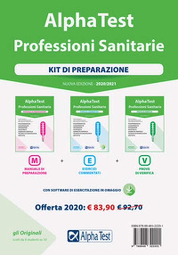 Alpha Test. Professioni sanitarie. Kit di preparazione: Manuale di preparazione-Esercizi commentati-Prove di verifica - Librerie.coop Alpha Test. Professioni sanitarie. Kit di preparazione: Manuale di preparazione-Esercizi commentati-Prove di verifica - Librerie.coop