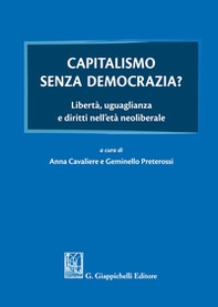 Capitalismo senza democrazia? - Librerie.coop