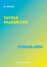 Tavole numeriche. Formulario - Librerie.coop