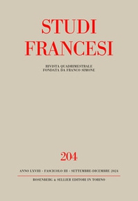Studi Francesi - Vol. 204 - Librerie.coop Studi Francesi - Vol. 204 - Librerie.coop
