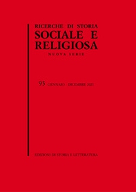Ricerche di storia sociale e religiosa - Vol. 93 - Librerie.coop