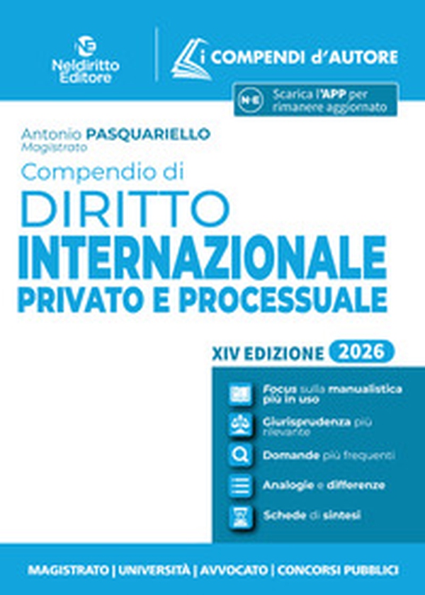Compendio di diritto internazionale privato e processuale 2026 - Librerie.coop