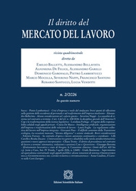 Il diritto del mercato del lavoro - Vol. 2 - Librerie.coop