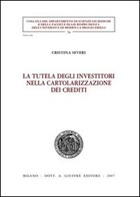 La tutela degli investitori nella cartolarizzazione dei crediti - Librerie.coop