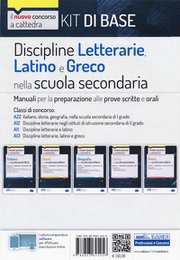 Kit discipline letterarie, latino e greco. Classi A22, A12, A11 - Librerie.coop Kit discipline letterarie, latino e greco. Classi A22, A12, A11 - Librerie.coop