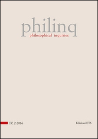 Philinq. Philosophical inquiries - Vol. 2 - Librerie.coop