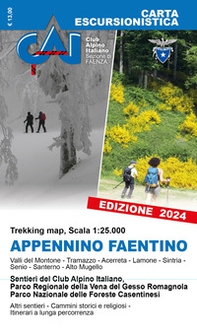 Carta escursionistica dell'Appennino Faentino 1:25.000 - Librerie.coop