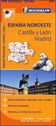 España Noreste. Castilla y Léon, Madrid 1:400.000 - Librerie.coop