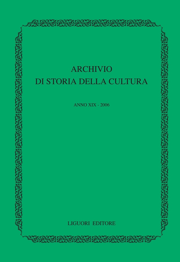 Archivio di storia della cultura - Librerie.coop Archivio di storia della cultura - Librerie.coop