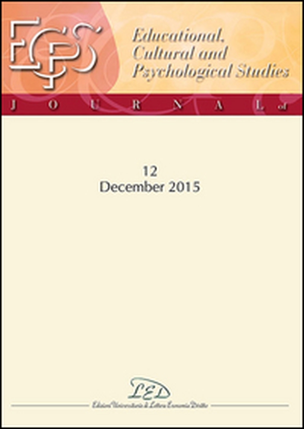 Journal of educational, cultural and psychological studies (ECPS Journal) (2015). Ediz. italiana, inglese e spagnola - Vol. 12 - Librerie.coop