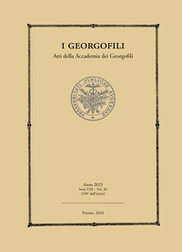 I Georgofili. Atti della Accademia dei Georgofili - Vol. 20 - Librerie.coop I Georgofili. Atti della Accademia dei Georgofili - Vol. 20 - Librerie.coop