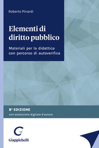 Elementi di diritto pubblico. Materiali per la didattica con percorso di autoverifica - Librerie.coop