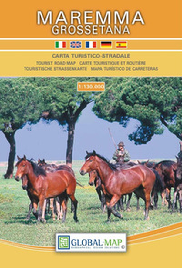 Maremma grossetana. Carta turistico-stradale scala 1:130.000 (cm 108x67). Ediz. italiana, inglese, francese, tedesca e spagnola - Librerie.coop Maremma grossetana. Carta turistico-stradale scala 1:130.000 (cm 108x67). Ediz. italiana, inglese, francese, tedesca e spagnola - Librerie.coop
